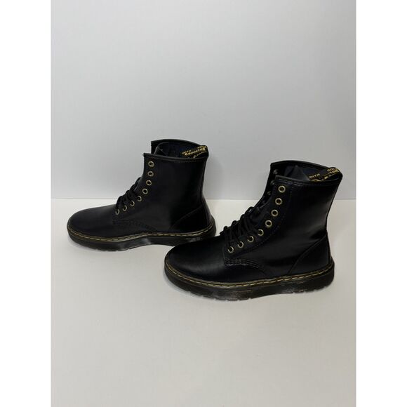 Doc Martens Shoes - NWOT Doc Martens Zavala Lace Up Combat Ankle Boot Unisex 8L 7M AW004 Goth Punk
